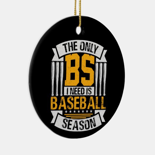 必要なBSは野球シーズン セラミックオーナメント (右)