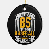 必要なBSは野球シーズン セラミックオーナメント (左)