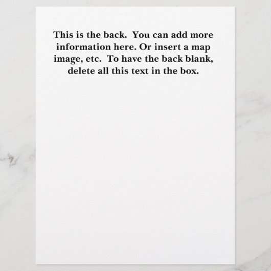 必要に応じてHamfest Flyers カスタマイズの両面 チラシ (裏面)