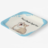 必要スナックライトモースクエア紙プレート ペーパープレート (傾斜あり)