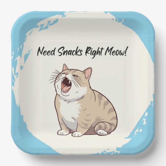 必要スナックライトモースクエア紙プレート ペーパープレート (正面)