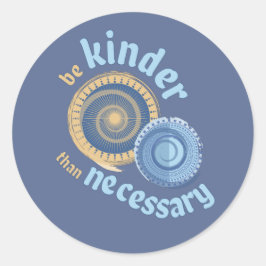 必要以上に親切なクラシックラウンドステッカー ラウンドシール