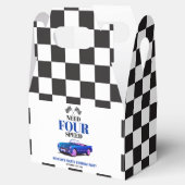 必要四速スポーツカーブルー第4誕生日 フェイバーボックス (オープン)