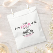 必要四速ピンクヘビーバイクフォー誕生日 フェイバーバッグ (クリップ留めされた状態)