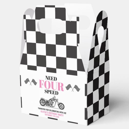 必要四速ピンクヘビーバイクフォー誕生日 フェイバーボックス (オープン)