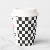 必要四速ピンクヘビーバイクフォー誕生日 紙コップ (左)