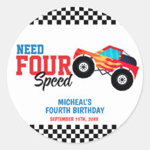 必要四速モンスタートラック第4誕生日スカ