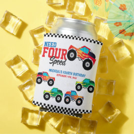 必要四速モンスタートラック誕生日 缶クーラー