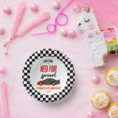 必要四速レッドレースカー4th誕生日パーティー ペーパーボウル (パーティー)