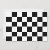 必要四速レースカーボーイ4th誕生日パーティー 招待状 (裏面)