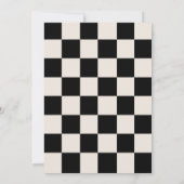 必要四速レースカーボーイ4th誕生日パーティー 招待状 (裏面)