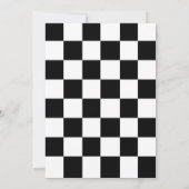 必要四速レースカーボーイ4th誕生日パーティー 招待状 (裏面)