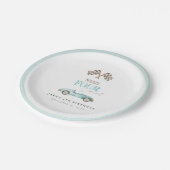 必要四速レースカー紙プレート ペーパープレート (アングル)