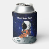必要宇宙、宇宙飛行士、スペースマン、カスタム 缶クーラー (缶裏面)