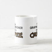 必要性のコーヒー-グラフィックデザイナー コーヒーマグカップ (中央)