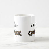 必要性のコーヒー-ライフガード コーヒーマグカップ (中央)