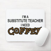 必要性のコーヒー-代用教員 マウスパッド (マウス)