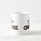 必要性のコーヒー-先生 コーヒーマグカップ (中央)