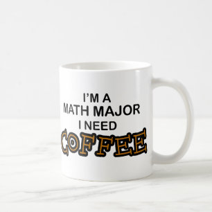 必要性のコーヒー-数学専攻学生 コーヒーマグカップ