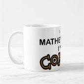 必要性のコーヒー-数学者 コーヒーマグカップ (左)
