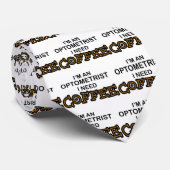 必要性のコーヒー-検眼医 ネクタイ (ロール)