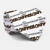 必要性のコーヒー-法廷記者 ネクタイ (ロール)