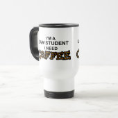 必要性のコーヒー-法科の学生 トラベルマグ (正面左)