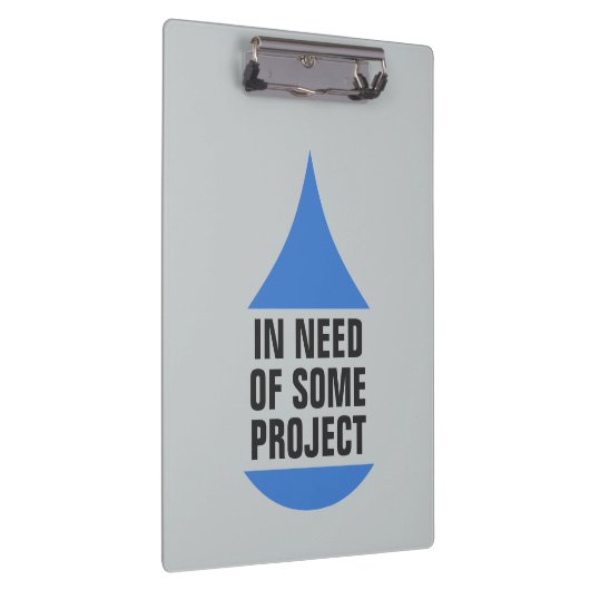 必要性のプロジェクトの文体的で青い低下 クリップボード (右)