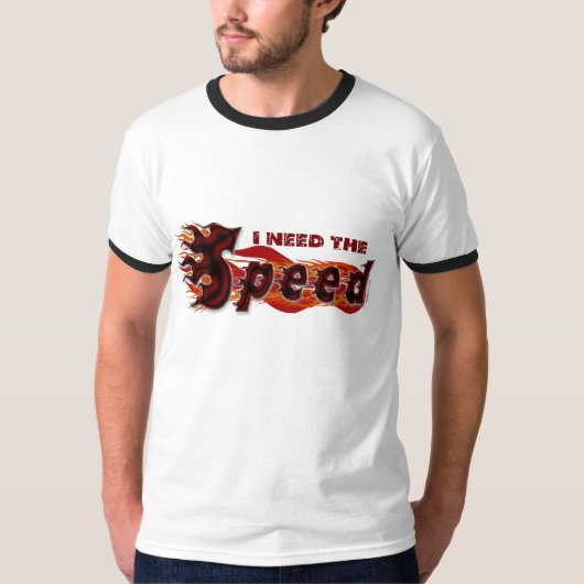 必要性の速度 Tシャツ (正面)