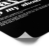 必要祈りの言葉タップ私の肩が必要祈りの言葉タップ私の翔 ポスター (角)