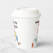 必要4スピードモーターカーレーシングボーイフォー誕生日 紙コップ (左)