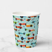 必要4速レーサー4番目の誕生日パーティー 紙コップ (右)