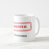 必要 • 最初応答機 コーヒーマグカップ (正面右)