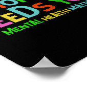 必要Mental Health Problems認識度Men Wom ポスター (角)