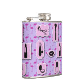 必需品のコスメティックロゴパターン フラスク (右)