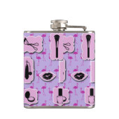 必需品のコスメティックロゴパターン フラスク (裏面)