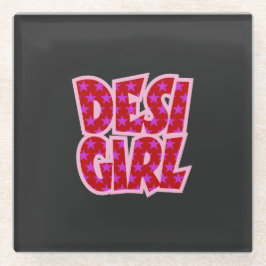 必需品ボリウッドインスパイアギフト ガラスコースター