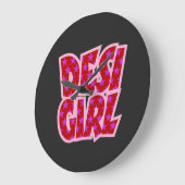 必需品ボリウッドインスパイアギフト ラージ壁時計 (傾斜)