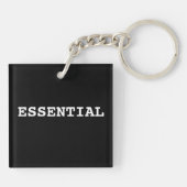必須と言うキーチェーン キーホルダー (裏面)