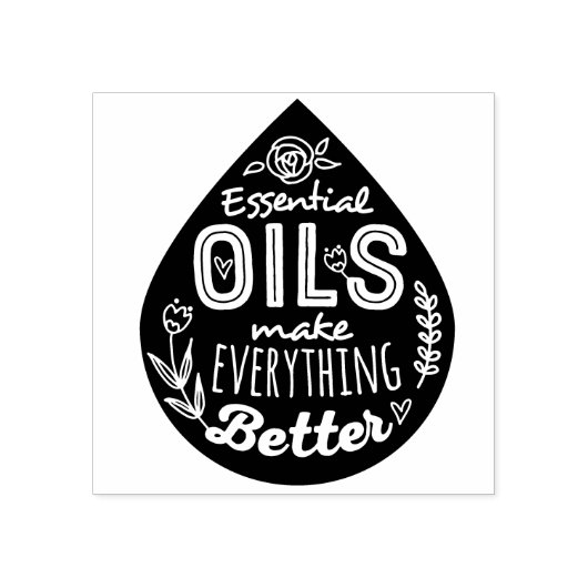 必須油でゴム印を押す ラバースタンプ (インプリント)