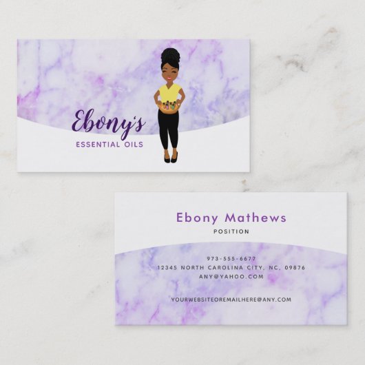 必須油のロゴ名刺 名刺 (正面/裏面)