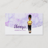 必須油のロゴ名刺 名刺 (正面)