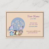 必須油またはスパ名刺(格言付) 名刺 (裏面)