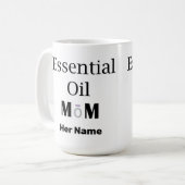 必須油ママ(名前あり) コーヒーマグカップ (正面左)