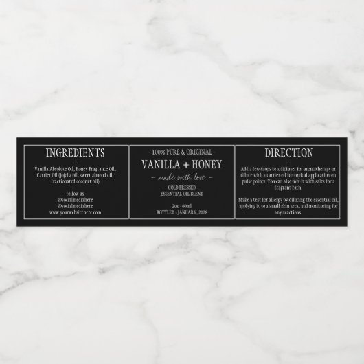 必須油ラベル ペットボトルラベル (シングルラベル)