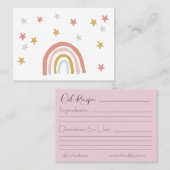 必須油レシピカード 名刺 (正面/裏面)