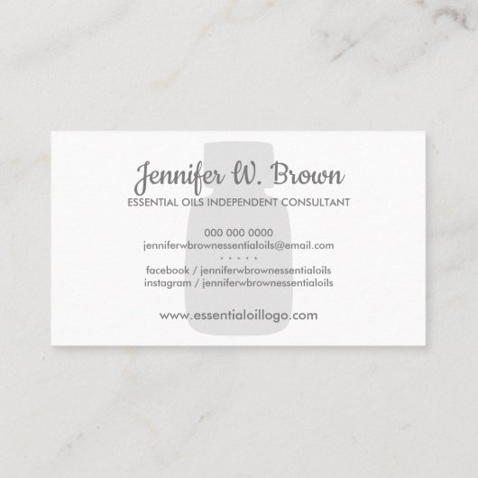 必須油ロゴデザイン 名刺 (裏面)