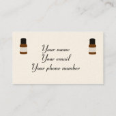 必須油手作りの名刺 名刺 (裏面)