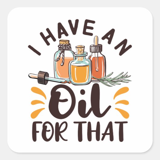 必須油私はそれに対する油を持っている スクエアシール (正面)