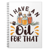 必須油私はそれに対する油を持っている ノートブック (正面)